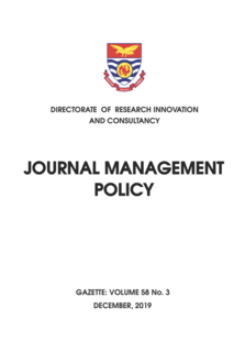 Journal Management Policy 2019